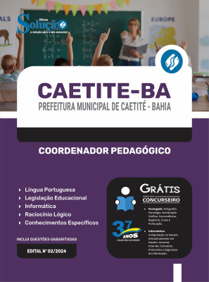 Apostila Prefeitura de Caetité - BA em PDF  - Coordenador Pedagógico - Imagem 1