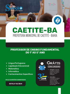 Apostila Prefeitura de Caetité - BA  - Professor de Ensino Fundamental do 1º ao 5º ano - Imagem 3