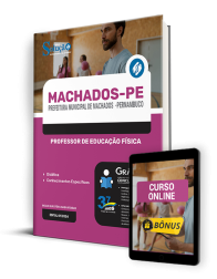 Capa Apostila Prefeitura de Machados - PE  - Professor de Educação Física