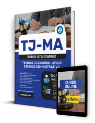 Capa Apostila TJ-MA  - Técnico Judiciário - Apoio Técnico Administrativo