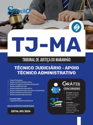 Apostila TJ-MA  - Técnico Judiciário - Apoio Técnico Administrativo - Imagem 3