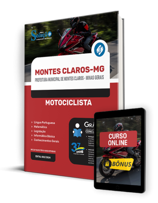 Apostila Prefeitura de Montes Claros - MG  - Motociclista - Imagem 1
