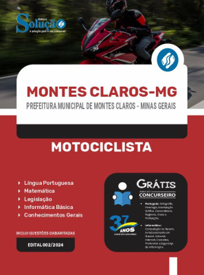 Apostila Prefeitura de Montes Claros - MG  - Motociclista - Imagem 3