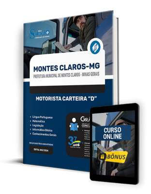 Apostila Prefeitura de Montes Claros - MG  - Motorista Carteira “D” - Imagem 1