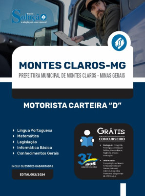 Apostila Prefeitura de Montes Claros - MG  - Motorista Carteira “D” - Imagem 3