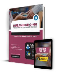 Capa Apostila Prefeitura de Muzambinho - MG  - Auxiliar de Serviços Escolares