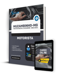 Capa Apostila Prefeitura de Muzambinho - MG  - Motorista