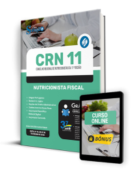 Capa Apostila CRN 11  - Nutricionista Fiscal