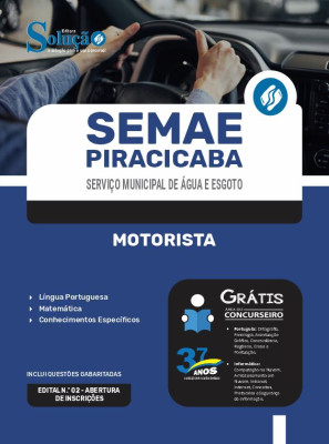 Apostila SEMAE Piracicaba - SP  - Motorista - Imagem 3