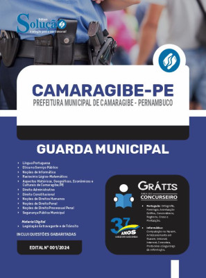 Apostila Prefeitura de Camaragibe - PE  - Guarda Municipal - Imagem 3