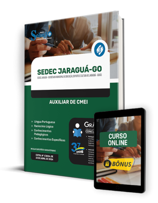 Apostila SEDEC Jaraguá - GO  - Auxiliar de CMEI - Imagem 1