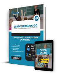 Capa Apostila SEDEC Jaraguá - GO  - Profissional do Magistério (Pedagogo)