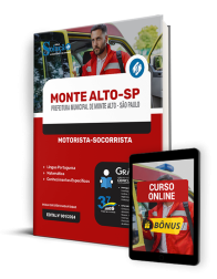 Capa Apostila Prefeitura de Monte Alto - SP  - Motorista-Socorrista