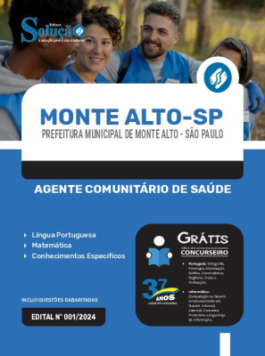 Apostila Prefeitura de Monte Alto - SP  - Agente Comunitário de Saúde - Imagem 3