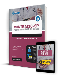 Capa Apostila Prefeitura de Monte Alto - SP  - Técnico em Enfermagem