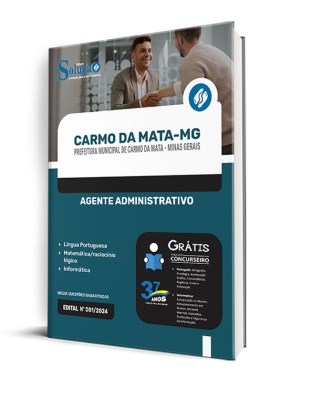 Apostila Prefeitura de Carmo da Mata - MG  - Agente Administrativo - Imagem 2