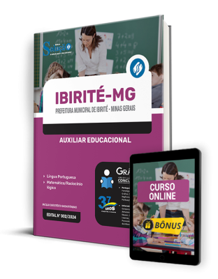 Apostila Prefeitura de Ibirité - MG  - Auxiliar Educacional - Imagem 1