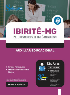 Apostila Prefeitura de Ibirité - MG  - Auxiliar Educacional - Imagem 3