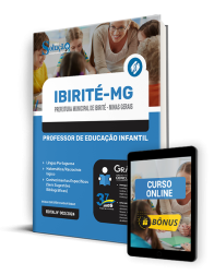 Capa Apostila Prefeitura de Ibirité - MG  - Professor de Educação Infantil
