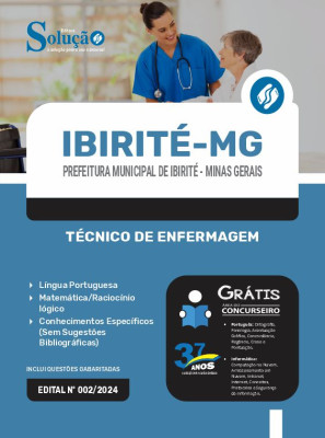 Apostila Prefeitura de Ibirité - MG  - Técnico de Enfermagem - Imagem 3