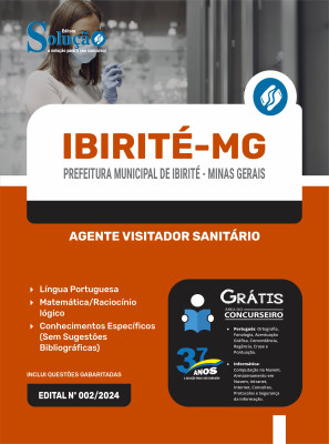 Apostila Prefeitura de Ibirité - MG  - Agente Visitador Sanitário - Imagem 3