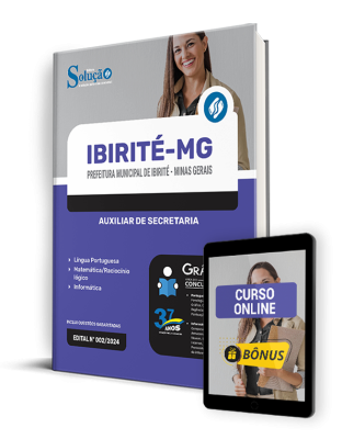 Apostila Prefeitura de Ibirité - MG  - Auxiliar de Secretaria - Imagem 1