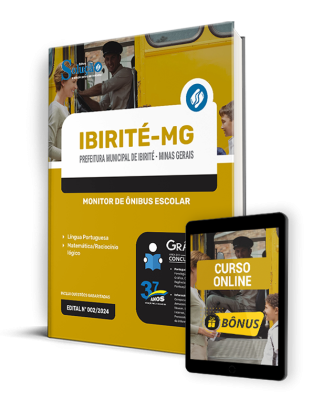 Apostila Prefeitura de Ibirité - MG  - Monitor de Ônibus Escolar - Imagem 1