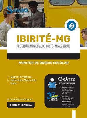 Apostila Prefeitura de Ibirité - MG  - Monitor de Ônibus Escolar - Imagem 3