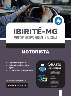 Apostila Prefeitura de Ibirité - MG  - Motorista - Imagem 3