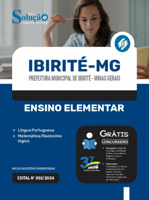 Apostila Prefeitura de Ibirité - MG em PDF  - Ensino Elementar - Imagem 1