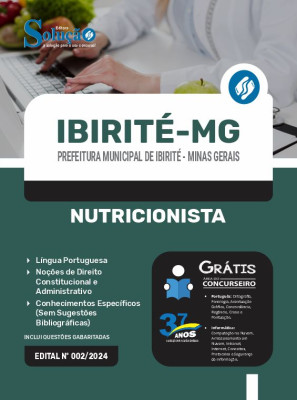Apostila Prefeitura de Ibirité - MG  - Nutricionista - Imagem 3