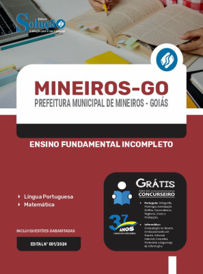 Apostila Prefeitura de Mineiros - GO  - Ensino Fundamental Incompleto - Imagem 3