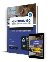 Capa Apostila Prefeitura de Mineiros - GO  - Ensino Fundamental Completo