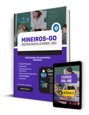 Apostila Prefeitura de Mineiros - GO  - Profissional do Magistério - Pedagogo - Imagem 1