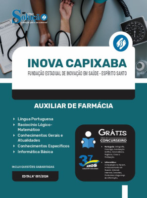 Apostila Fundação INOVA Capixaba - ES  - Auxiliar de Farmácia - Imagem 3