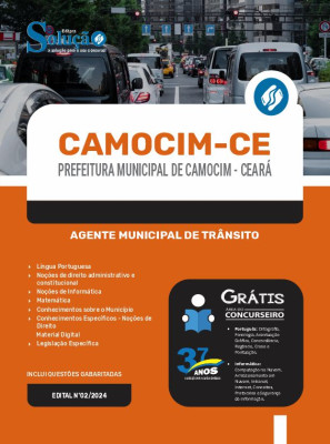 Apostila Prefeitura de Camocim - CE  - Agente Municipal de Trânsito - Imagem 3