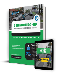 Capa Apostila Prefeitura de Bebedouro - SP  - Agente Municipal de Trânsito