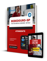 Capa Apostila Prefeitura de Bebedouro - SP  - Atendente