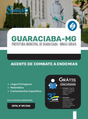 Apostila Prefeitura de Guaraciaba - MG  - Agente de Combate a Endemias - Imagem 3