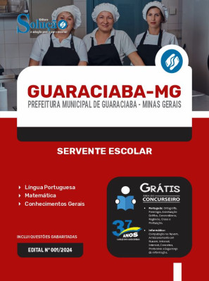 Apostila Prefeitura de Guaraciaba - MG  - Servente Escolar - Imagem 3