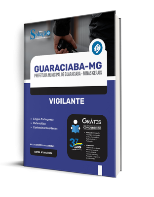 Apostila Prefeitura de Guaraciaba - MG  - Vigilante - Imagem 2