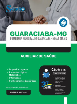 Apostila Prefeitura de Guaraciaba - MG  - Auxiliar de Saúde - Imagem 3
