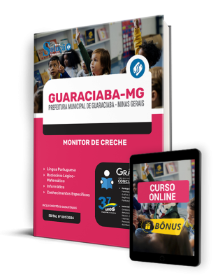 Apostila Prefeitura de Guaraciaba - MG  - Monitor de Creche - Imagem 1