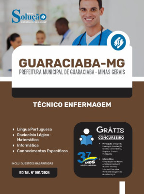 Apostila Prefeitura de Guaraciaba - MG  - Técnico de Enfermagem - Imagem 3