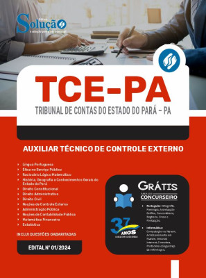 Apostila TCE-PA  - Auxiliar Técnico de Controle Externo - Imagem 3