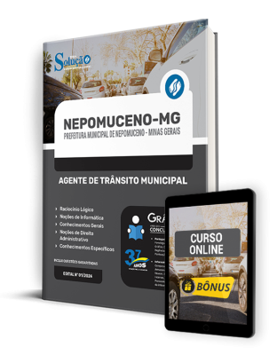Apostila Prefeitura de Nepomuceno - MG  - Agente de Trânsito Municipal - Imagem 1
