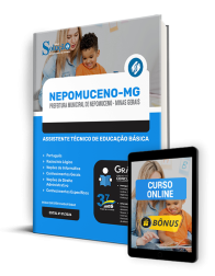 Capa Apostila Prefeitura de Nepomuceno - MG  - Assistente Técnico de Educação Básica