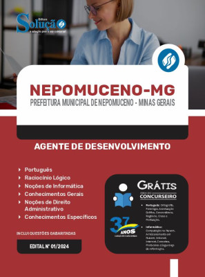 Apostila Prefeitura de Nepomuceno - MG  - Agente de Desenvolvimento - Imagem 3