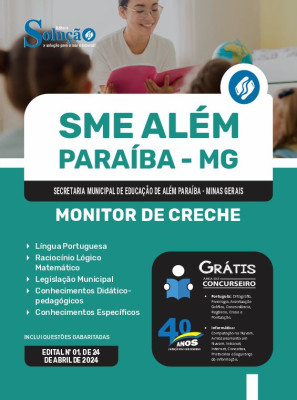 Apostila SME Além Paraíba - MG  - Monitor de Creche - Imagem 3