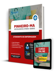 Capa Apostila Prefeitura de Pinheiro - MA  - Atendente de Enfermagem
